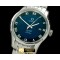 오메가 Deville Co Axial Auto SS/SS Blue Asian 2824 -OMG0294C