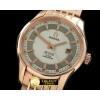 오메가 Deville Co Axial Auto RG/RG White Asian 2824 -OMG0296A