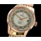 오메가 Deville Co Axial Auto RG/RG White Asian 2824 -OMG0296A