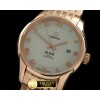 오메가 Deville Co Axial Auto RG/RG White Asian 2824 -OMG0296B