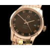오메가 Deville Co Axial Auto RG/RG Brown Asian 2824 -OMG0296D
