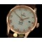 오메가 Deville Co Axial Auto RG/LE White Asian 2824 -OMG0297D