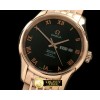 오메가 Deville Co Axial Day/Date RG/RG Black Asian 2836 -OMG0299B