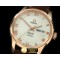 오메가 Deville Co Axial Day/Date RG/LE White Asian 2836 -OMG0300C