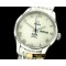 오메가 Deville Co Axial Day/Date SS/SS White Asian 2836 -OMG0302A
