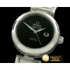 오메가 Deville Ladymatic SS/SS Black J9105 -OMG0309C