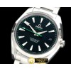 오메가 Aqua Terra Auto SS/SS Black/Green Miyota 8205 -OMG0324F