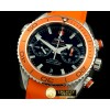 오메가 POcean Chrono SS/RU Blk/Org -OMG0337