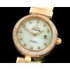 오메가 Deville Ladymatic RG/LE White J9105 -OMG0345A