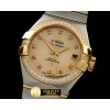 오메가 Double Eagle Ladies Auto SS/YG Gold Diamonds JMiyota -OMG0351A