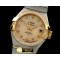 오메가 Double Eagle Ladies Auto SS/YG Gold Diamonds JMiyota -OMG0351A