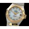 오메가 Double Eagle Ladies Auto SS/YG Wht Diamonds JMiyota -OMG0351B
