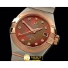 오메가 Double Eagle Ladies Auto SS/RG Brown Diamonds JMiyot -OMG0352B
