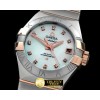 오메가 Double Eagle Ladies Auto SS/RG Wht Diamonds JMiyot -OMG0352C
