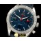 오메가 Speedmaster Moon Watch SS/LE Blue Stick A7750 -OMG0358A