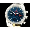 오메가 Speedmaster Moon Watch SS/SS Blue Stick A7750 -OMG0359B