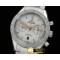 오메가 Speedmaster Broad Arrow SS/SS White Stick A7750 -OMG0370B