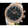 오메가 Speedmaster Moon Watch SS/RG Black Stick A7750 -OMG0372B