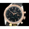 오메가 Speedmaster Moon Watch SS/RG/LE Black Stick A7750 -OMG0373B