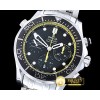오메가 Seamaster Chrono America Cup SS/SS Blk/Yllw BP A7750 -OMG0500B