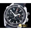오메가 Planet Ocean 45mm Chrono SS/RU Blk/O BP A7750 Mod9300 -OMG0502B