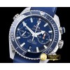 오메가 Planet Ocean 45mm Chrono TI/RU Blue BP A7750 Mod9300 -OMG0502D