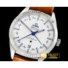 오메가 GlobeMaster Annual Cal SS/LE White Miyota 9015 Mod -OMG0518D