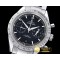 오메가 Speedmaster Chronograph SS/SS Blk JHF A7750 Mod 9300 -OMG0524B