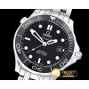 오메가 Seamaster Diver 300m CoAxial Cer SS/SS Blk JHF A2836 -OMG0526B