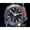 오메가 Planet Ocean 45mm GMT Blue DLC/NY Black JHF A23J Mod -OMG0532