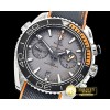 오메가 POcean Chrono Blk/Org SS/NY Grey JHF V3 A7750 Mod9900 -OMG0538A