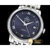 오메가 De Ville Prestige Mens SS/SS Blue TWF Asia 2824 -OMG0540D