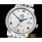 오메가 De Ville Prestige Mens SS/SS White/Blue TWF Asia 2824 -OMG0540E