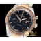 오메가 SpeedMaster 57 CoAxial RG/SS Black OMF A7750 9300 -OMG0556B