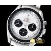 오메가 Speedmaster Speedy Tuesday SS/SS Wht/Blk OMF Venus 75 -OMG0583