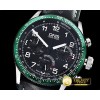 오리스 Oris Calobra Chronograph Ltd Ed Green SS/LE Blk Jap Qtz -OR011