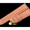 파네라이 24/22 Calf Leather Clay/White Stitches for 44mm Pam -PACC080C