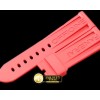 파네라이 24/22 Pink Rubber Strap for 44mm Pams -PACC081B