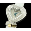 피아젯 Joaillerie Diams Ladies SS Wht Satin Swiss Qtx c/w Box -PIA031