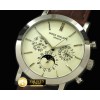 파텍필립 Classic Perpetual Calendar SS/LE White Stick Asian 28 -PP0126B