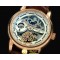 파텍필립 Skeleton Duo Time/Moon Phase RG/LE White Asian 2813 -PP0132B