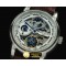 파텍필립 Skeleton Duo Time/Moon Phase SS/LE White Asian 2813 -PP0133B