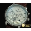 파텍필립 Classic Chrono SS/LE White Jap Qtz Chrono -PP0134B