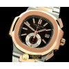 파텍필립 5980 Nautilis Chrono SS/RG Brown A7750 -PP0138B