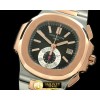 파텍필립 5980 Nautilis Chrono SS/RG Black A7750 -PP0139B