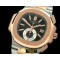 파텍필립 5980 Nautilis Chrono SS/RG Black A7750 -PP0139B