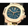 파텍필립 5980 Nautilis Chrono RG/LE Blue A7750 -PP0150A