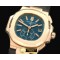 파텍필립 5980 Nautilis Chrono RG/LE Blue A7750 -PP0150A