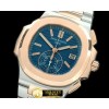 파텍필립 5980 Nautilis Chrono RG/SS Blue A7750 -PP0150C