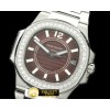 파텍필립 Nautilus 7010 Midsize 32mm SS Brown DiamsSwiss Qtz -PP0179D